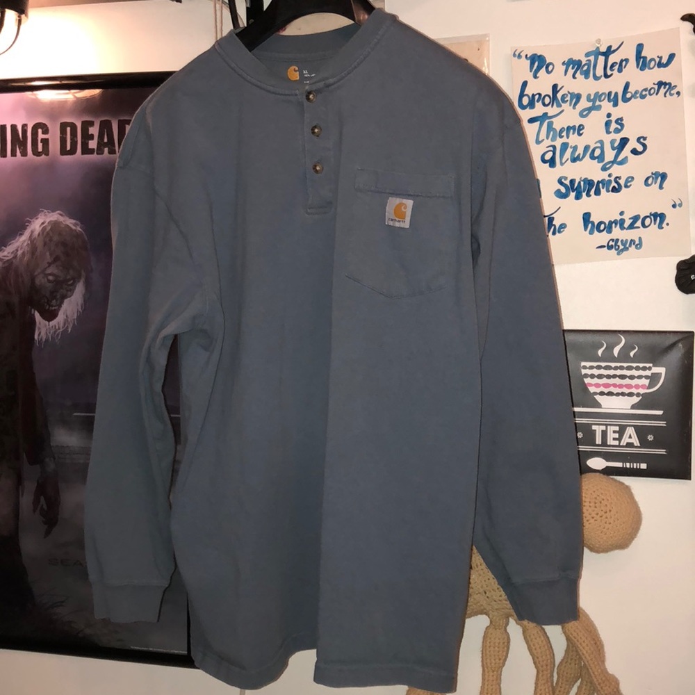 Carhartt longsleeve 1/4 button up